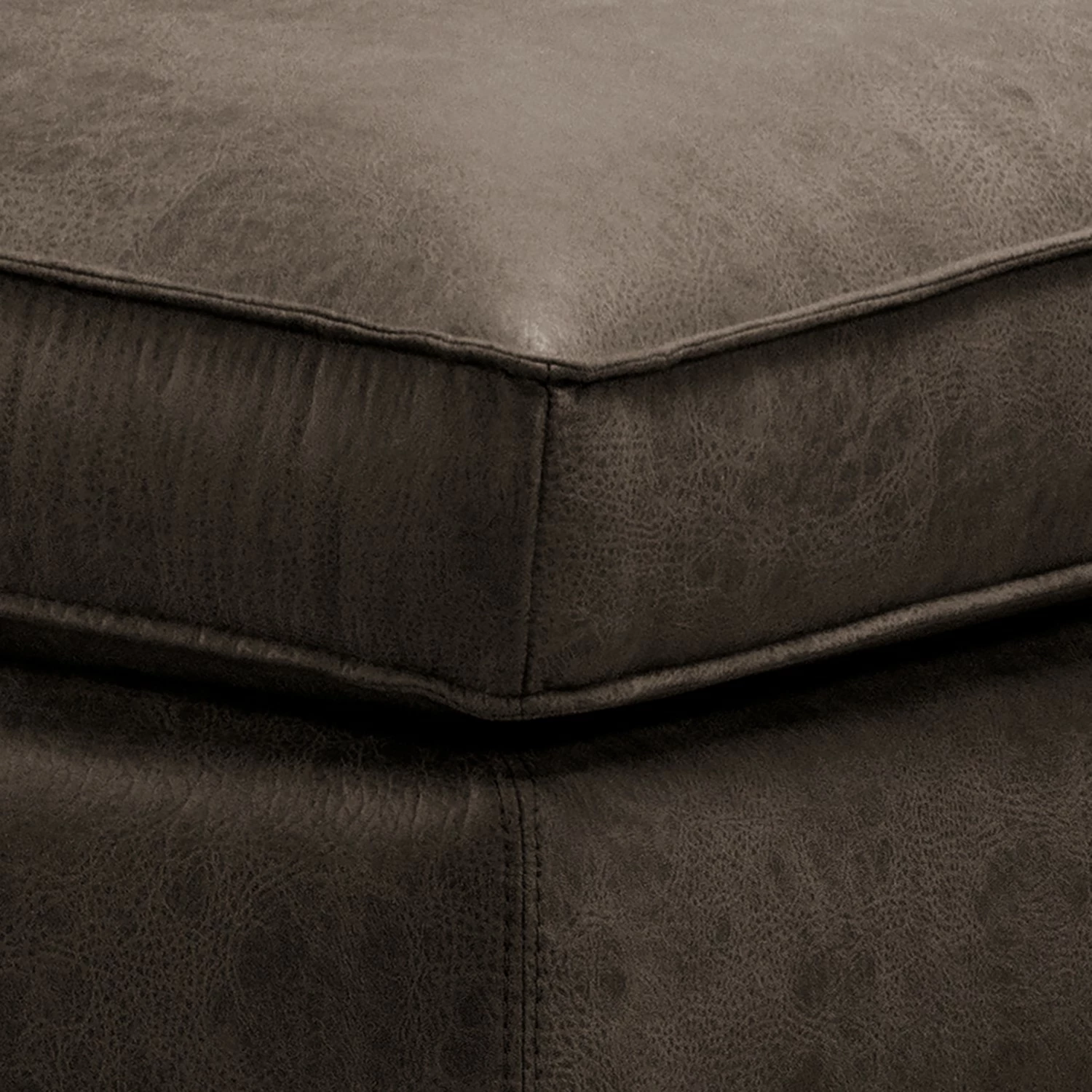 Ars manufacti Polsterhocker Locana - Microfaser Cheri: Bisonbraun 4 Ars manufacti Polsterhocker Locana - Microfaser Cheri: Bisonbraun – Bild 4