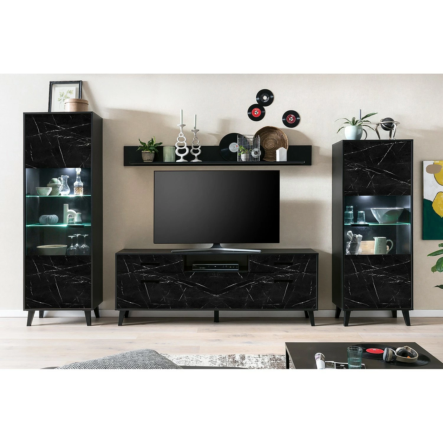 Jack & Alice Wandboard Fintel - Schwarz 2 Jack & Alice Wandboard Fintel - Schwarz – Bild 2