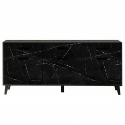 Jack & Alice Sideboard Fintel I - Marmor Schwarz Dekor / Schwarz 10 Jack & Alice Sideboard Fintel I - Marmor Schwarz Dekor / Schwarz -WOHNZIMMERMÖBEL Verkäufe 1000307050 211110 08234500076 DETAILS P000000001000307050
