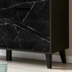 Jack & Alice Sideboard Fintel II - Marmor Schwarz Dekor / Schwarz 9 Jack & Alice Sideboard Fintel II - Marmor Schwarz Dekor / Schwarz -WOHNZIMMERMÖBEL Verkäufe 1000307051 211110 08234500086 DETAILS P000000001000307051