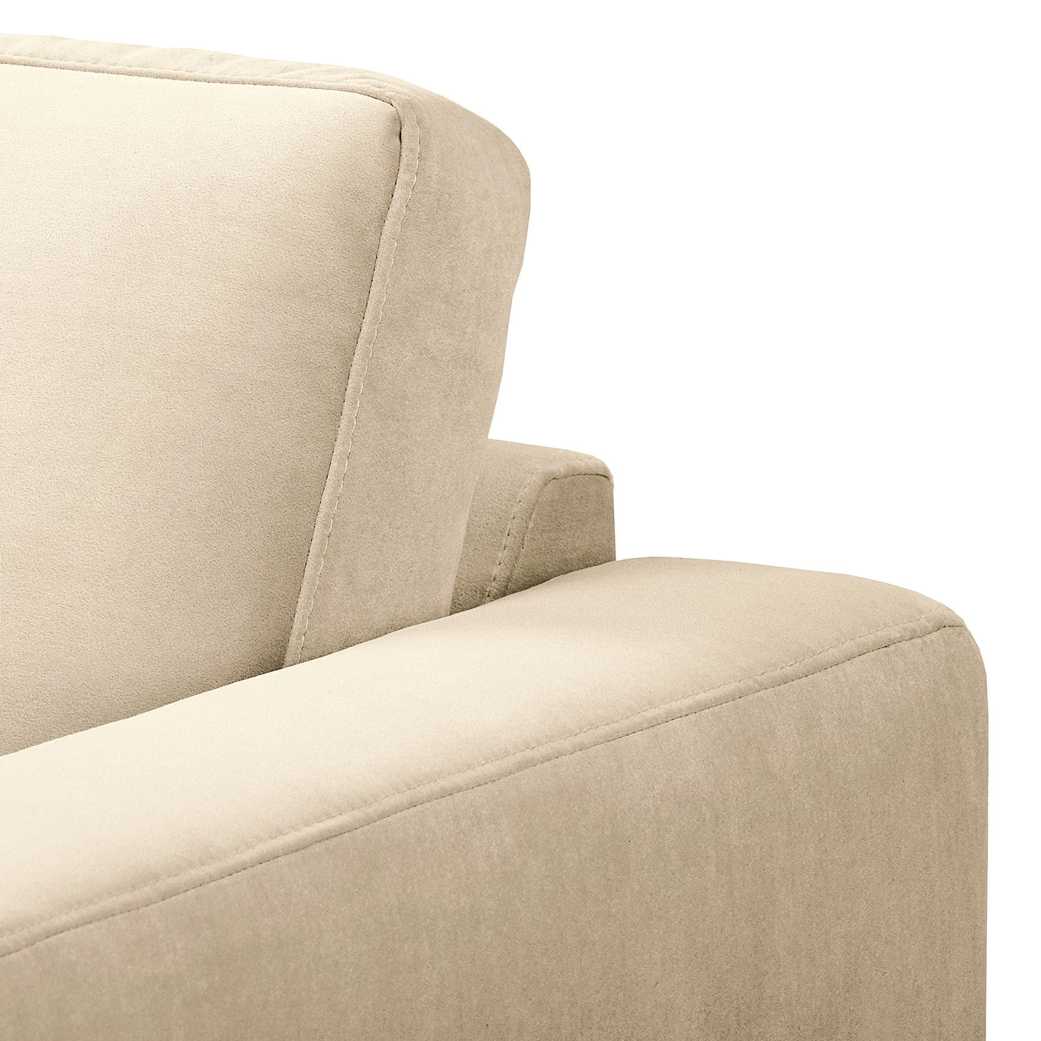 Norrwood Ecksofa MAISON 1-Sitzer mit Longchair - Samt Vaia: Creme - Breite: 150 cm - Longchair davorstehend links 9 Norrwood Ecksofa MAISON 1-Sitzer mit Longchair - Samt Vaia: Creme - Breite: 150 cm - Longchair davorstehend links – Bild 9