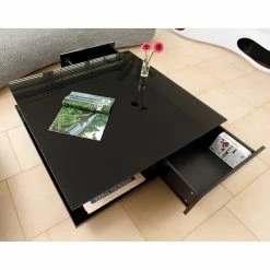 Loftscape Couchtisch Padras I - Glas - Schwarz -WOHNZIMMERMÖBEL Verkäufe 1000310513 211125 11183200034 MOOD DETAILS P000000001000310513 mood