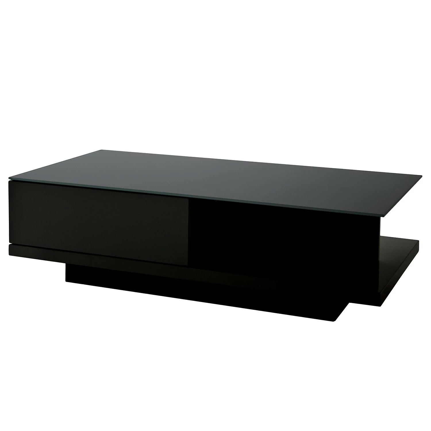 Loftscape Couchtisch Padras II - Glas - Schwarz 1 Loftscape Couchtisch Padras II - Glas - Schwarz