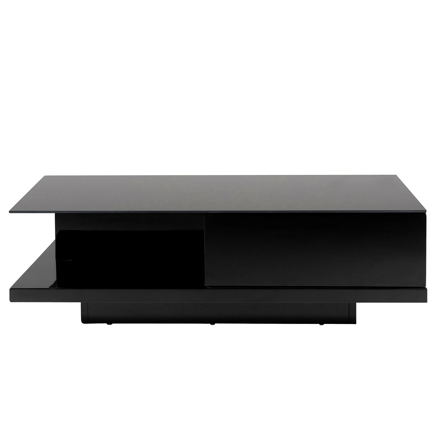 Loftscape Couchtisch Padras II - Glas - Schwarz 4 Loftscape Couchtisch Padras II - Glas - Schwarz – Bild 4