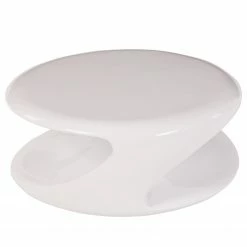 Loftscape Couchtisch Paravenna - Fiberglas - Hochglanz Weiß