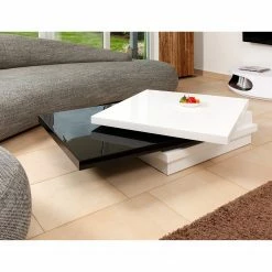 Loftscape Couchtisch Rasala - Hochglanz Weiß / Hochglanz Schwarz 7 Loftscape Couchtisch Rasala - Hochglanz Weiß / Hochglanz Schwarz -WOHNZIMMERMÖBEL Verkäufe 1000310526 211125 11183400077 MOOD DETAILS P000000001000310526 mood