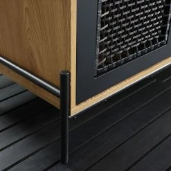 Red Living Sideboard Padbury - Schwarz / Eiche Dekor -WOHNZIMMERMÖBEL Verkäufe 1000310550 211125 11183700171 DETAILS P000000001000310550