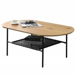 Red Living Couchtisch Padbury I - Eiche Dekor / Schwarz