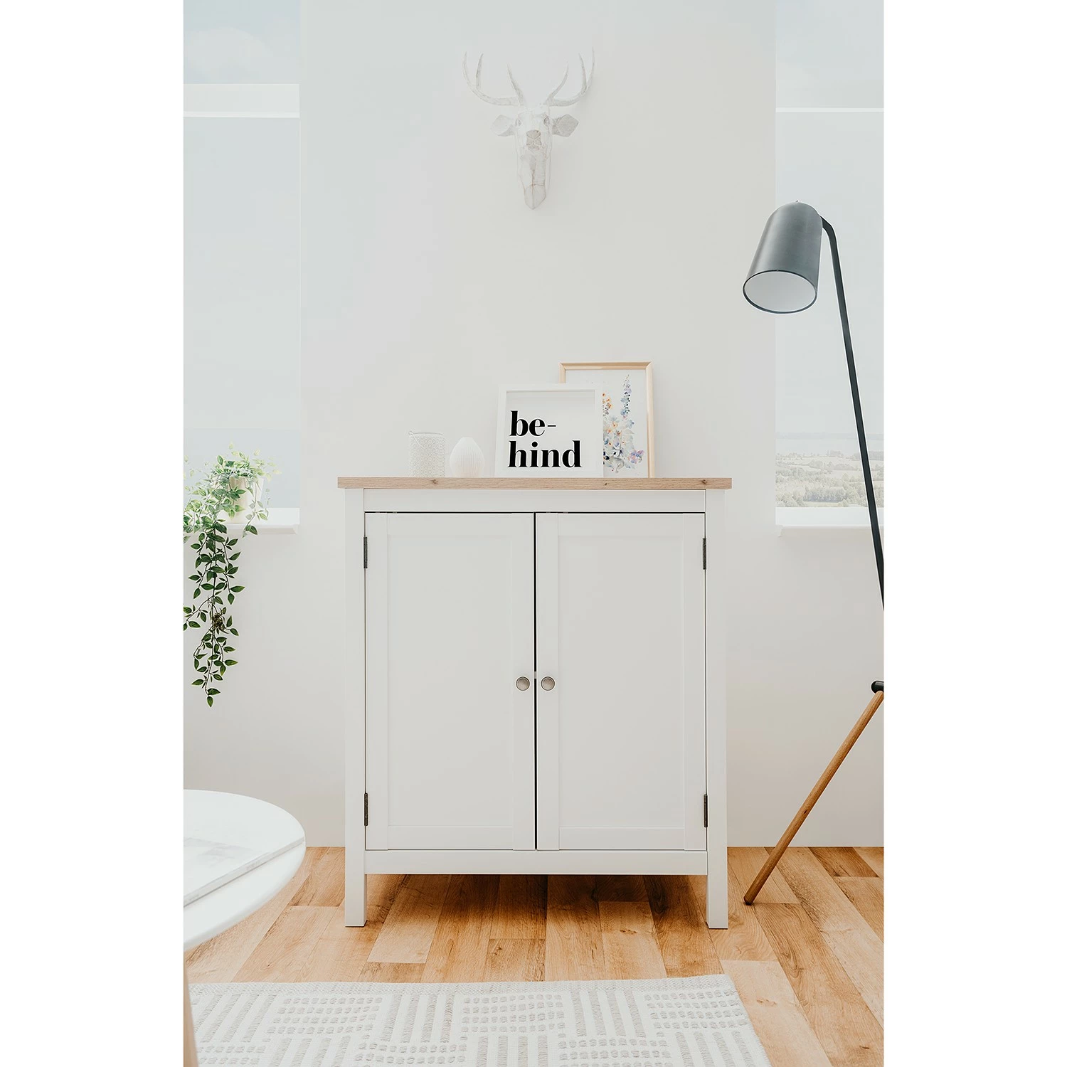 Ridgevalley Kommode Bombita - Weiß / Eiche Artisan Dekor 2 Ridgevalley Kommode Bombita - Weiß / Eiche Artisan Dekor – Bild 2