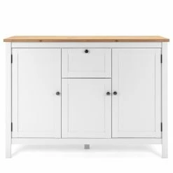 Ridgevalley Sideboard Bombita III - Weiß / Eiche Artisan Dekor -WOHNZIMMERMÖBEL Verkäufe 1000310613 211118 060556000110 DETAILS P000000001000310613