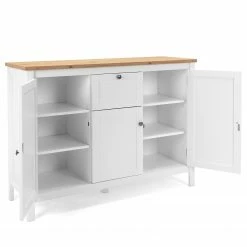 Ridgevalley Sideboard Bombita III - Weiß / Eiche Artisan Dekor -WOHNZIMMERMÖBEL Verkäufe 1000310613 211118 06055600066 DETAILS P000000001000310613