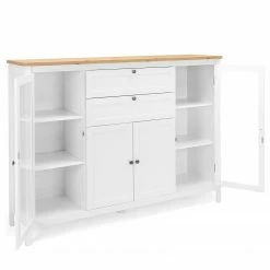 Ridgevalley Sideboard Bombita II - Weiß / Eiche Artisan Dekor -WOHNZIMMERMÖBEL Verkäufe 1000310614 211118 06055600077 DETAILS P000000001000310614