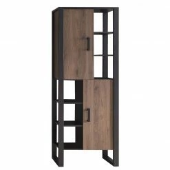 Red Living Wohnwand Norddal II (4-teilig) - Nussbaum Dekor / Schwarz 19 Red Living Wohnwand Norddal II (4-teilig) - Nussbaum Dekor / Schwarz -WOHNZIMMERMÖBEL Verkäufe 1000310666 211125 14552800080 DETAILS P000000001000310666