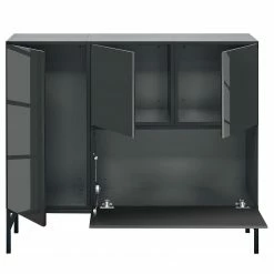 Now! by hülsta Kommode now to go colour II - Hochglanz Diamantgrau / Diamantgrau -WOHNZIMMERMÖBEL Verkäufe 1000311247 211201 14484900165 DETAILS P000000001000311247