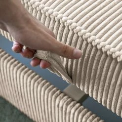 Loftscape Ecksofa Maura - Cordstoff Poppy: Beige - Mit Hocker 20 Loftscape Ecksofa Maura - Cordstoff Poppy: Beige - Mit Hocker -WOHNZIMMERMÖBEL Verkäufe 1000311495 211202 065637000115 DETAILS P000000001000311495