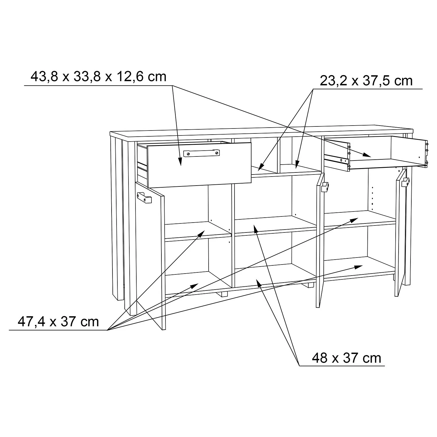 Loftscape Kommode Ravenswood 9 Loftscape Kommode Ravenswood – Bild 9