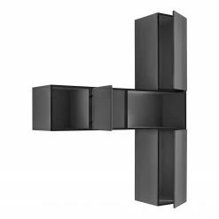 Now! by hülsta Garderobenset now to go colour (5-tlg) - Hochglanz Diamantgrau / Diamantgrau -WOHNZIMMERMÖBEL Verkäufe 1000312328 211126 104440000036 DETAILS P000000001000312328