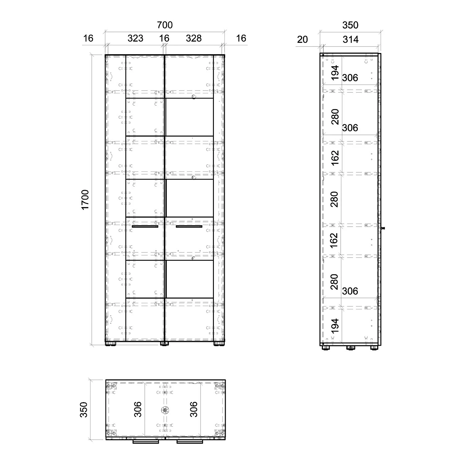 Loftscape Vitrine Mantador - Grau 7 Loftscape Vitrine Mantador - Grau – Bild 7