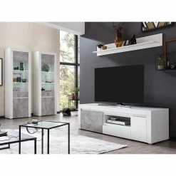 Loftscape Wohnwand Stonda VI (4-teilig) - Weiß 20 Loftscape Wohnwand Stonda VI (4-teilig) - Weiß -WOHNZIMMERMÖBEL Verkäufe 1000314581 211209 125315000120 MOOD DETAILS P000000001000314581 mood