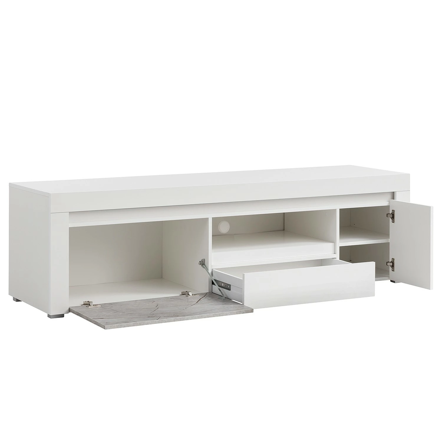 Loftscape Wohnwand Stonda VI (4-teilig) - Weiß 6 Loftscape Wohnwand Stonda VI (4-teilig) - Weiß – Bild 6