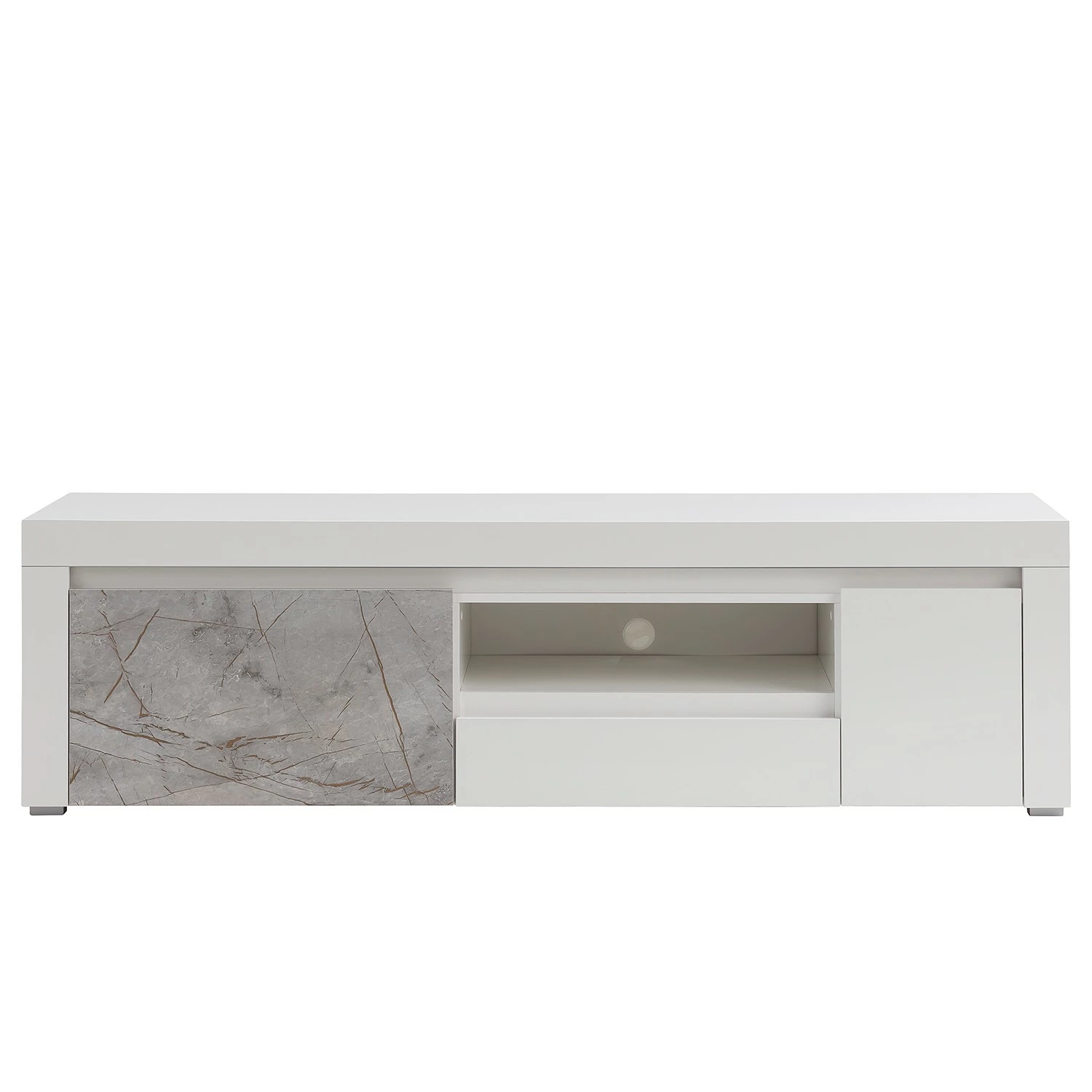 Loftscape Wohnwand Stonda VI (4-teilig) - Weiß 7 Loftscape Wohnwand Stonda VI (4-teilig) - Weiß – Bild 7