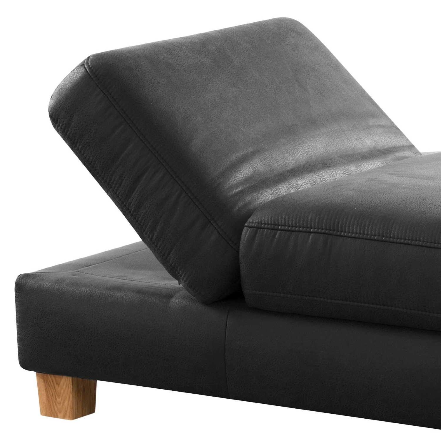 Fredriks Polsterhocker Kikuu - Microfaser - Microfaser Taeko: Schwarz 6 Fredriks Polsterhocker Kikuu - Microfaser - Microfaser Taeko: Schwarz – Bild 6