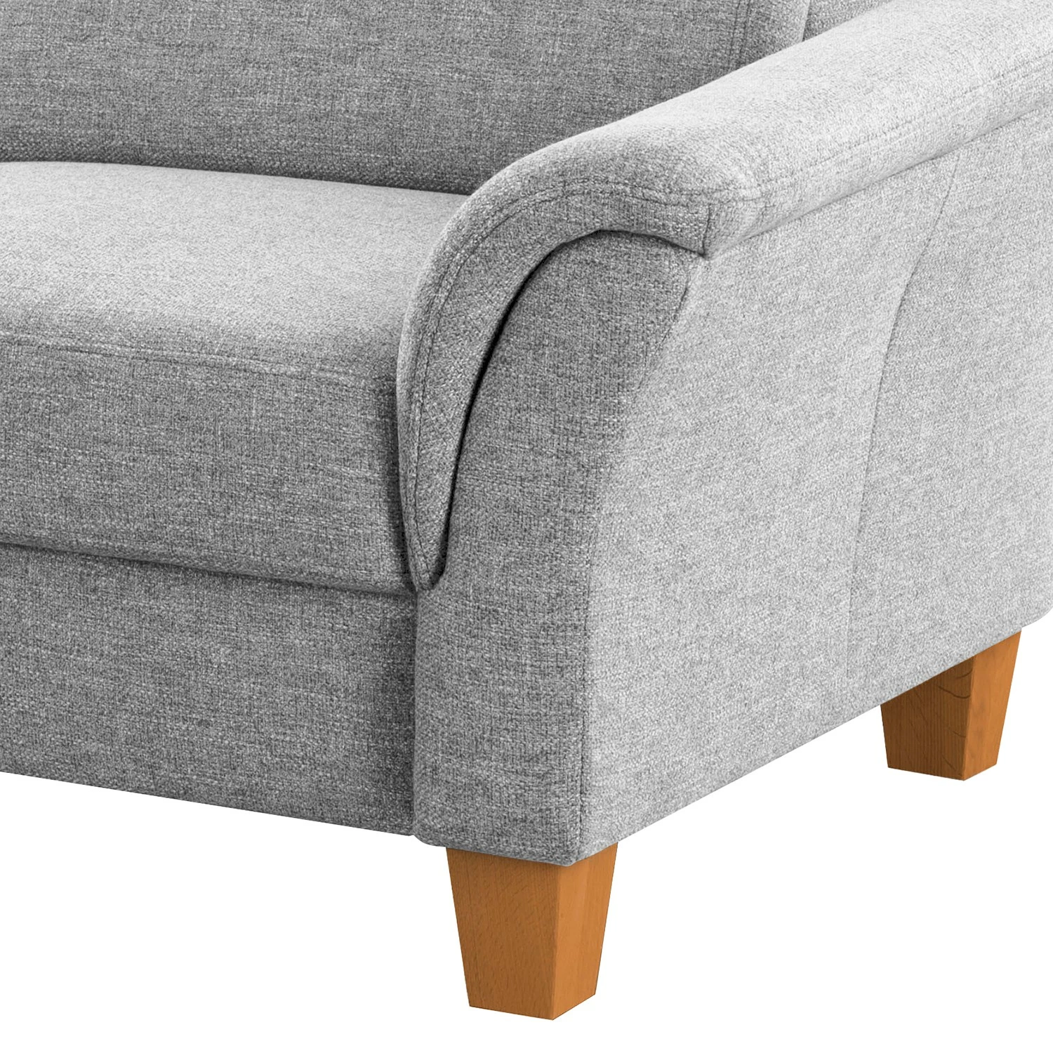 Fredriks Sofa Eustis (2,5-Sitzer) - Flachgewebe Amra: Silber 7 Fredriks Sofa Eustis (2,5-Sitzer) - Flachgewebe Amra: Silber – Bild 7