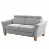 Fredriks Sofa Eustis (2,5-Sitzer) - Flachgewebe Amra: Silber