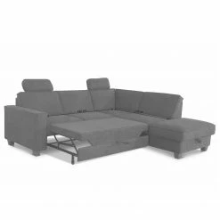 Fredriks Ecksofa Ford Point - Webstoff Palila: Beere - Ottomane davorstehend rechts - Mit Schlaffunktion -WOHNZIMMERMÖBEL Verkäufe 1000314713 211221 13050200983 SKETCH DETAILS P000000001000314713 sketch