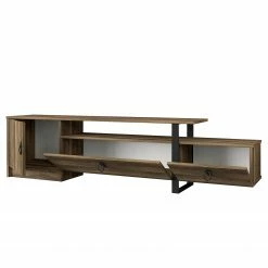 Red Living TV-Lowboard Amarante - Walnuss Dekor / Schwarz -WOHNZIMMERMÖBEL Verkäufe 1000314889 211214 13383300133 DETAILS P000000001000314889