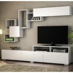 Loftscape Wohnwand Eliho (2-teilig) - Weiß