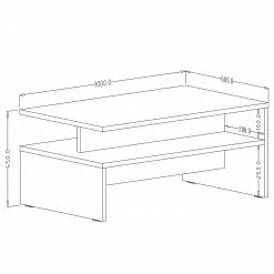 Loftscape Couchtisch Adschman - Matt Schwarz -WOHNZIMMERMÖBEL Verkäufe 1000314943 211209 133342000512 SKETCH DETAILS P000000001000314943 sketch