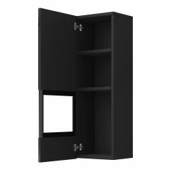 Loftscape Wohnwand Adschman (6-teilig) - Hochglanz Schwarz / Matt Schwarz -WOHNZIMMERMÖBEL Verkäufe 1000314945 211209 13334200094 DETAILS P000000001000314945