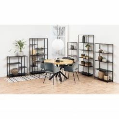 Norrwood Regal Cascavel V - Metall - Schwarz -WOHNZIMMERMÖBEL Verkäufe 1000315187 211214 11593600049 MOOD DETAILS P000000001000315187 mood