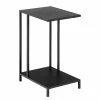 Norrwood Beistelltisch Cascavel III - Metall - Schwarz