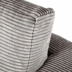 Loftscape Bigsofa Izumo - Cordstoff Coco: Hellgrau - Tiefe: 120 cm -WOHNZIMMERMÖBEL Verkäufe 1000315484 220112 17422800211 DETAILS P000000001000315484