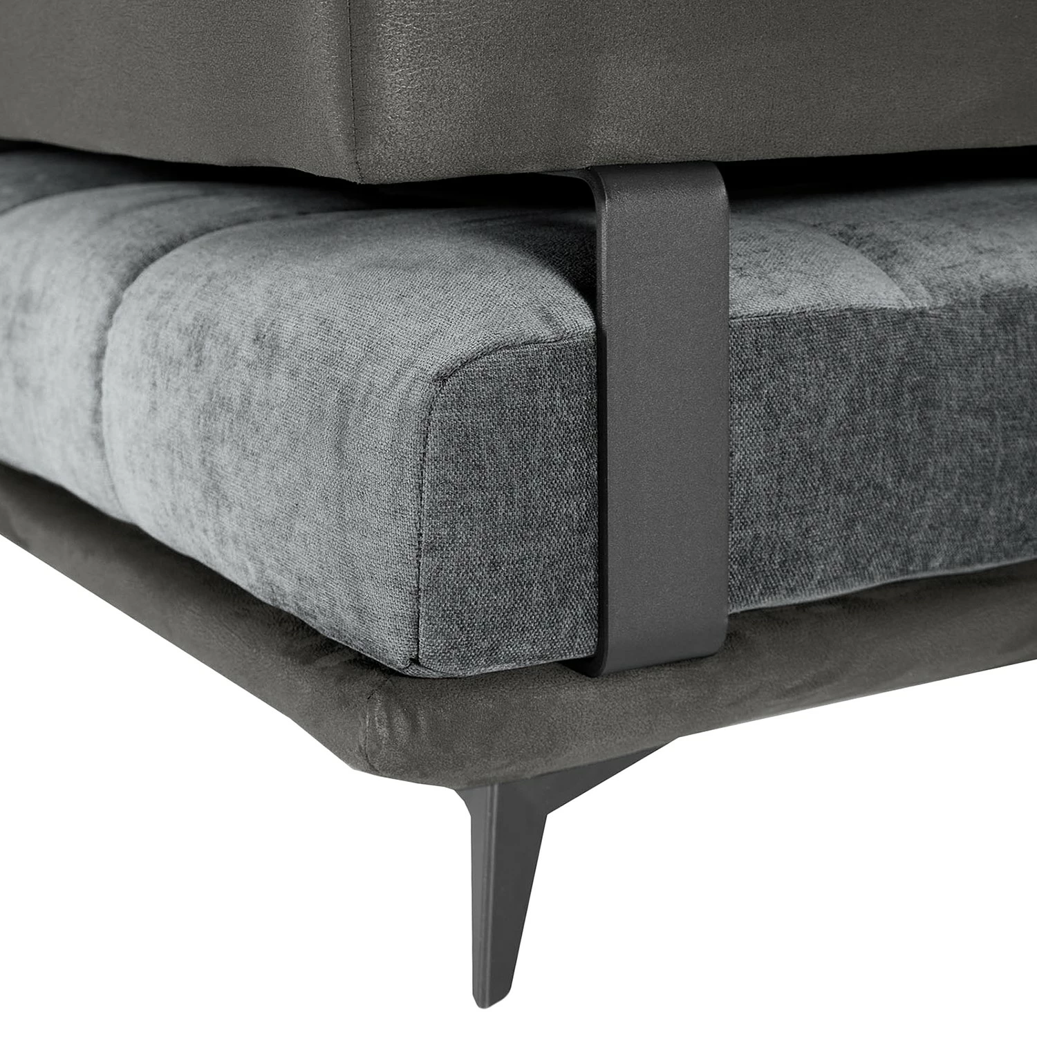 Loftscape Ecksofsa Sorsele - Microfaser Mila: Anthrazit - Ottomane davorstehend links 6 Loftscape Ecksofsa Sorsele - Microfaser Mila: Anthrazit - Ottomane davorstehend links – Bild 6