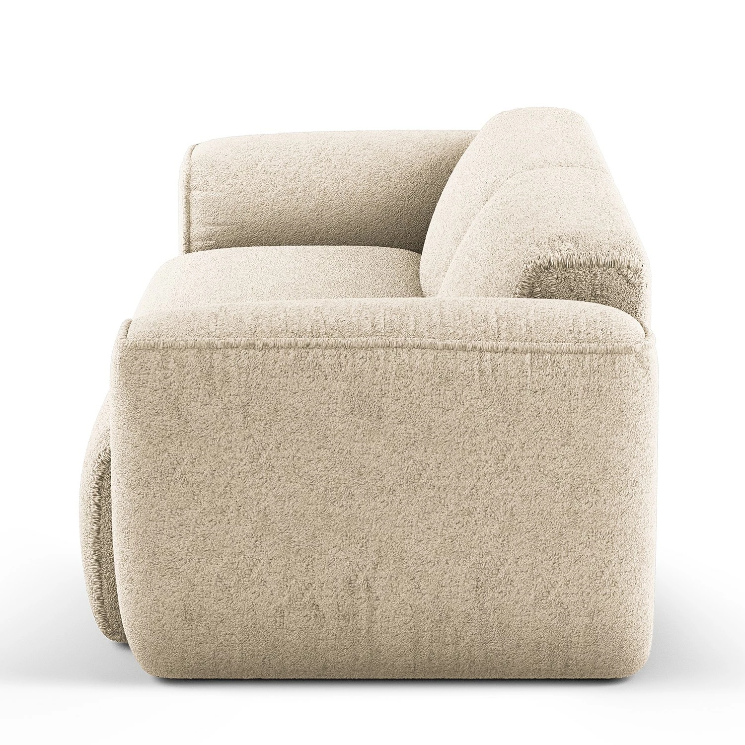 Studio Copenhagen 3-Sitzer Sofa HUDSON - Bouclé Stoff Bony: Beige 3 Studio Copenhagen 3-Sitzer Sofa HUDSON - Bouclé Stoff Bony: Beige – Bild 3