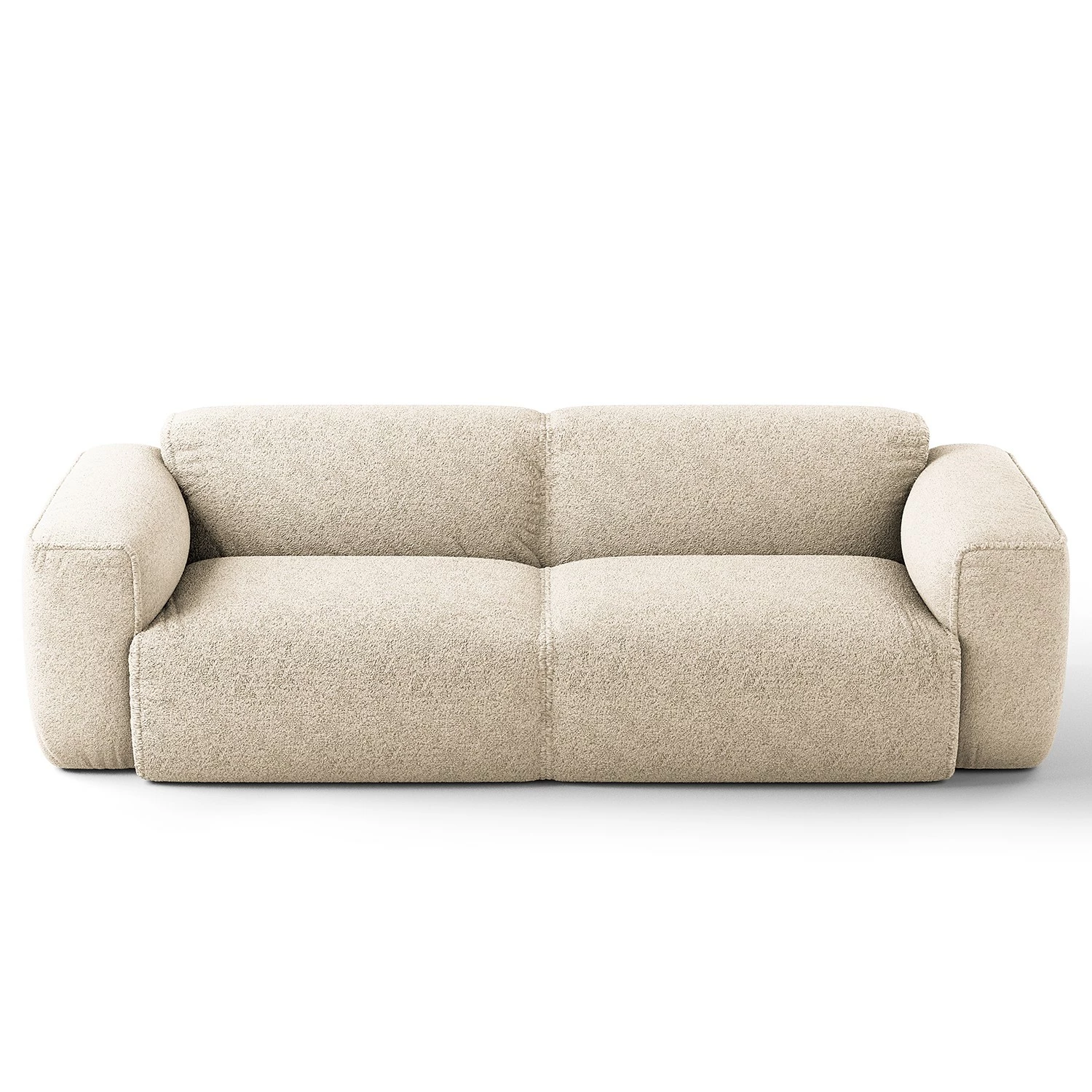 Studio Copenhagen 3-Sitzer Sofa HUDSON - Bouclé Stoff Bony: Beige 5 Studio Copenhagen 3-Sitzer Sofa HUDSON - Bouclé Stoff Bony: Beige – Bild 5