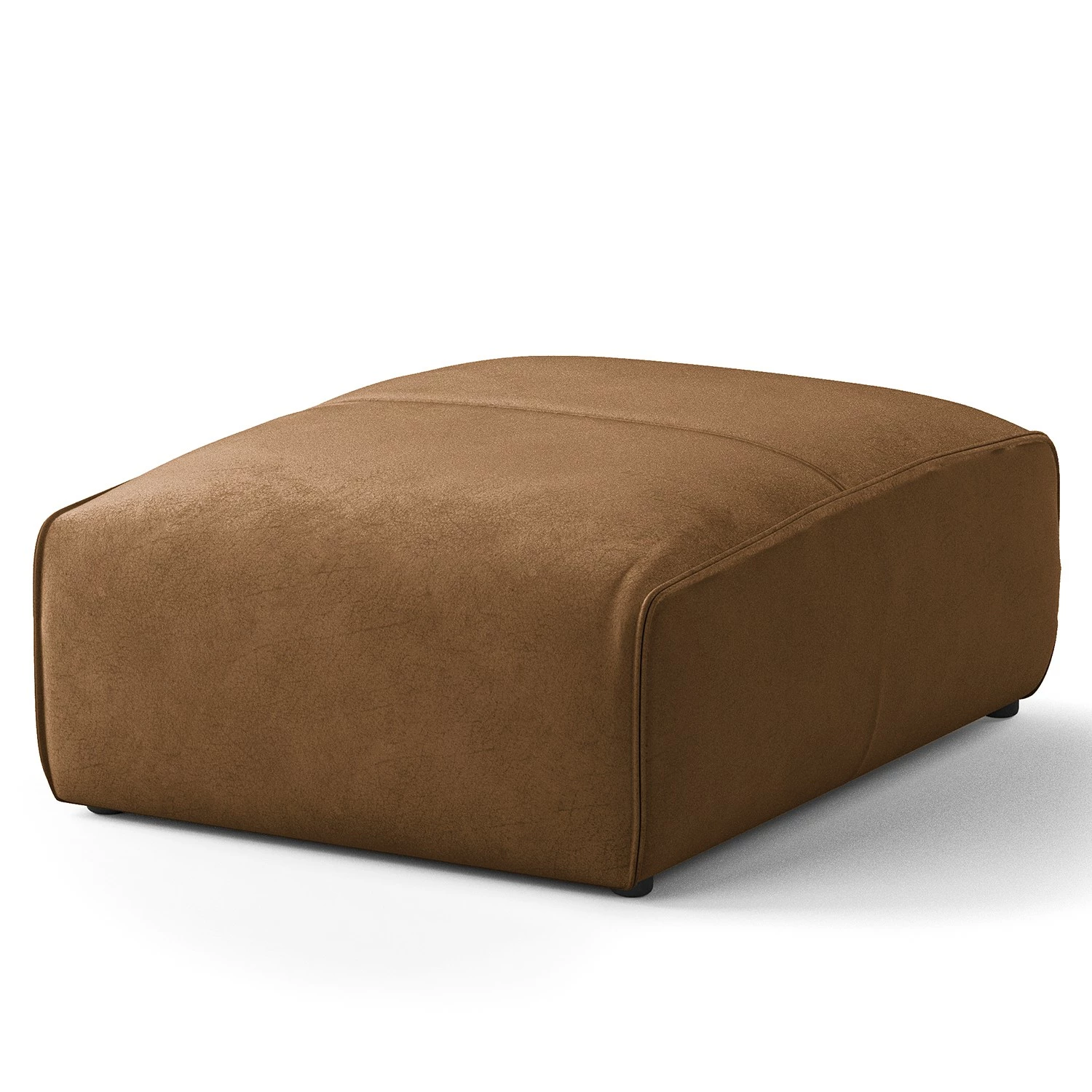 Studio Copenhagen Polsterhocker HUDSON - Microfaser Teda: Braun 1 Studio Copenhagen Polsterhocker HUDSON - Microfaser Teda: Braun