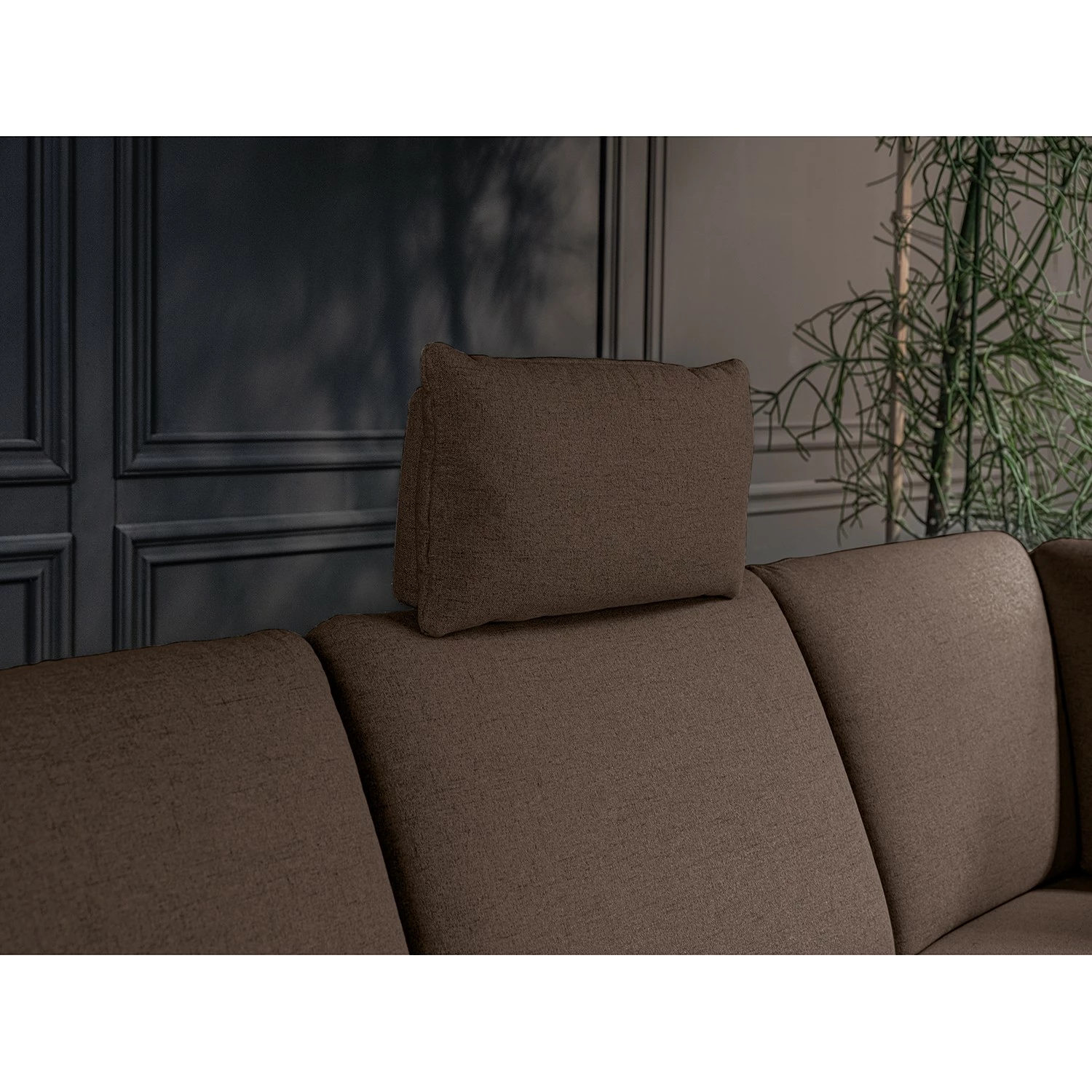 ADA trendline Ecksofa Nando - Flachgewebe - Braun - Longchair davorstehend rechts - Elektrisch verstellbar: 2 Motoren mit Kabel 9 ADA trendline Ecksofa Nando - Flachgewebe - Braun - Longchair davorstehend rechts - Elektrisch verstellbar: 2 Motoren mit Kabel – Bild 9