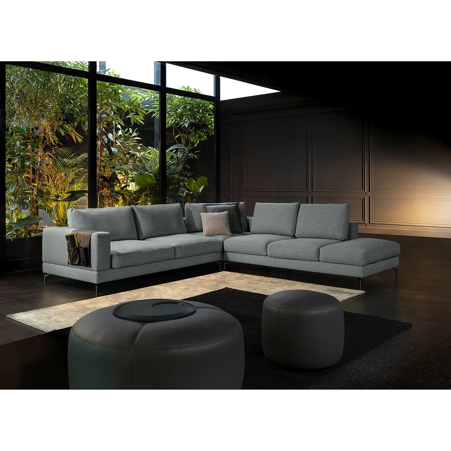 ADA trendline Ecksofa Nuoro - Webstoff - Taubengrau - Armlehne davorstehend links 2 ADA trendline Ecksofa Nuoro - Webstoff - Taubengrau - Armlehne davorstehend links – Bild 2