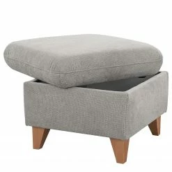 Loftscape Polsterhocker Gothem - Webstoff Palila: Granit -WOHNZIMMERMÖBEL Verkäufe 1000317030 220120 11541400087 DETAILS P000000001000317030