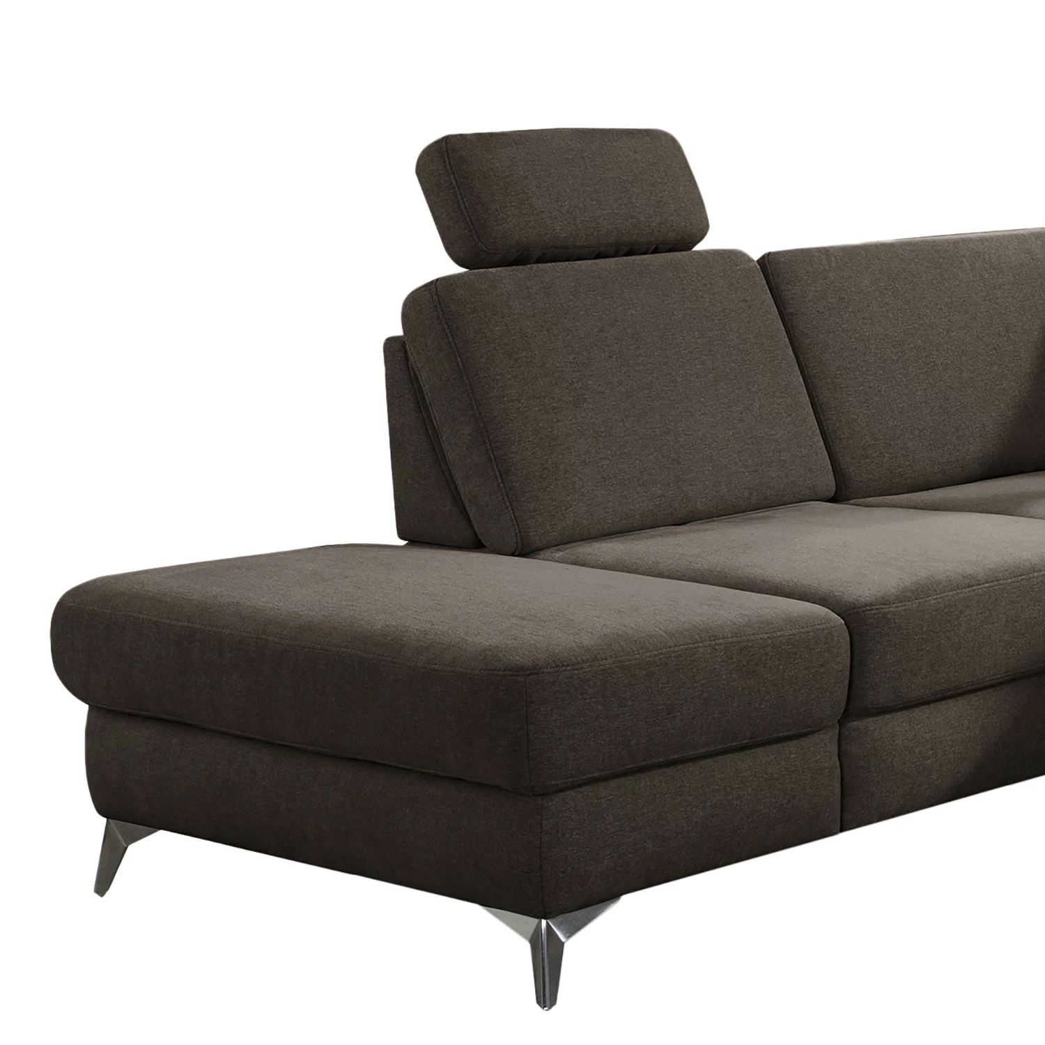 Loftscape Ecksofa Dearborn - Chenille Alix: Espresso - Ottomane davorstehend links - Mit Schlaffunktion 8 Loftscape Ecksofa Dearborn - Chenille Alix: Espresso - Ottomane davorstehend links - Mit Schlaffunktion – Bild 8