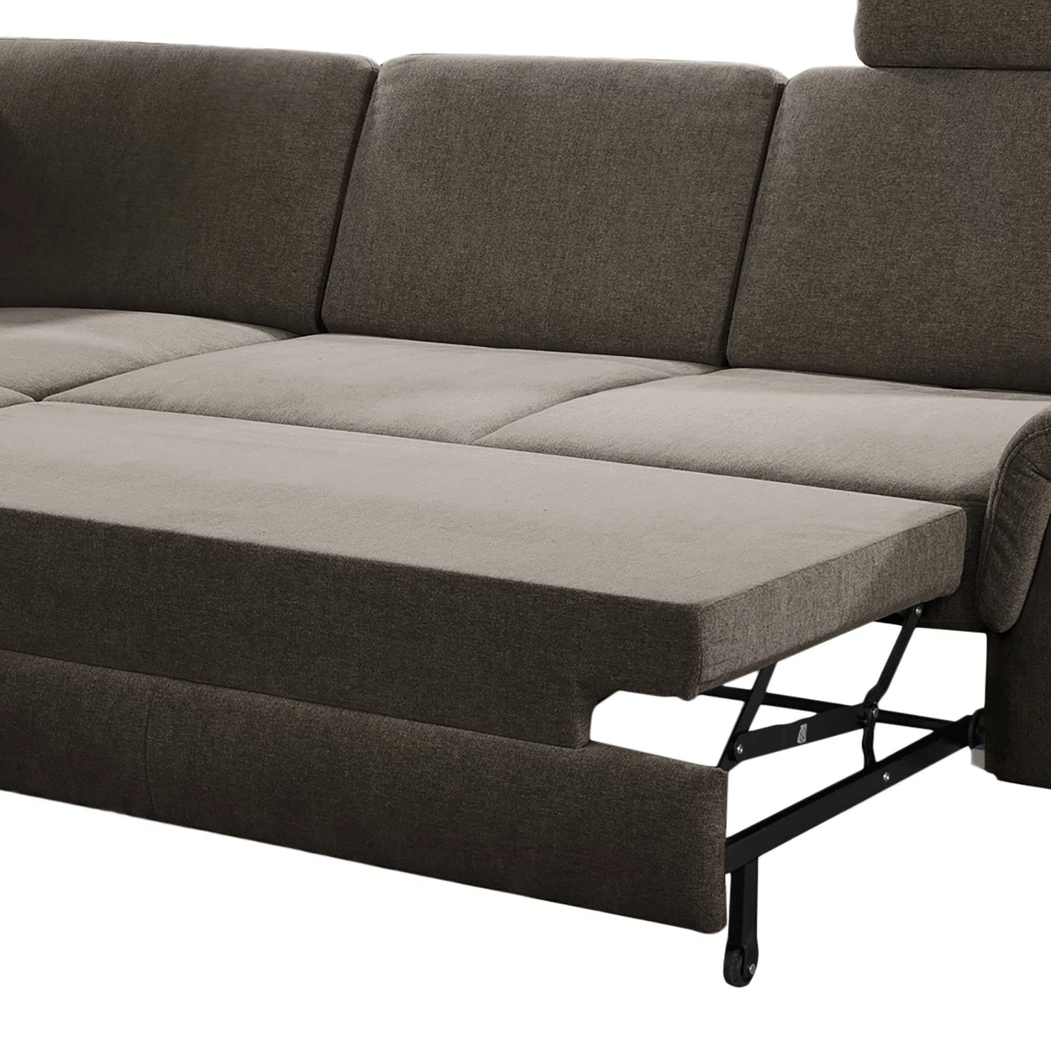 Loftscape Ecksofa Dearborn - Chenille Alix: Espresso - Ottomane davorstehend links - Mit Schlaffunktion 12 Loftscape Ecksofa Dearborn - Chenille Alix: Espresso - Ottomane davorstehend links - Mit Schlaffunktion – Bild 12