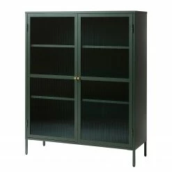 Loftscape Highboard Bunta Floro - Metall - Dunkelgrün