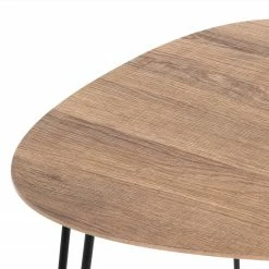 Red Living Beistelltisch Booragoon I - Metall - Eiche Dekor / Schwarz -WOHNZIMMERMÖBEL Verkäufe 1000319826 220112 121226000044 DETAILS P000000001000319826