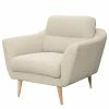Norrwood Sessel Lucinda - Webstoff - Webstoff Hanabi: Creme - Beige
