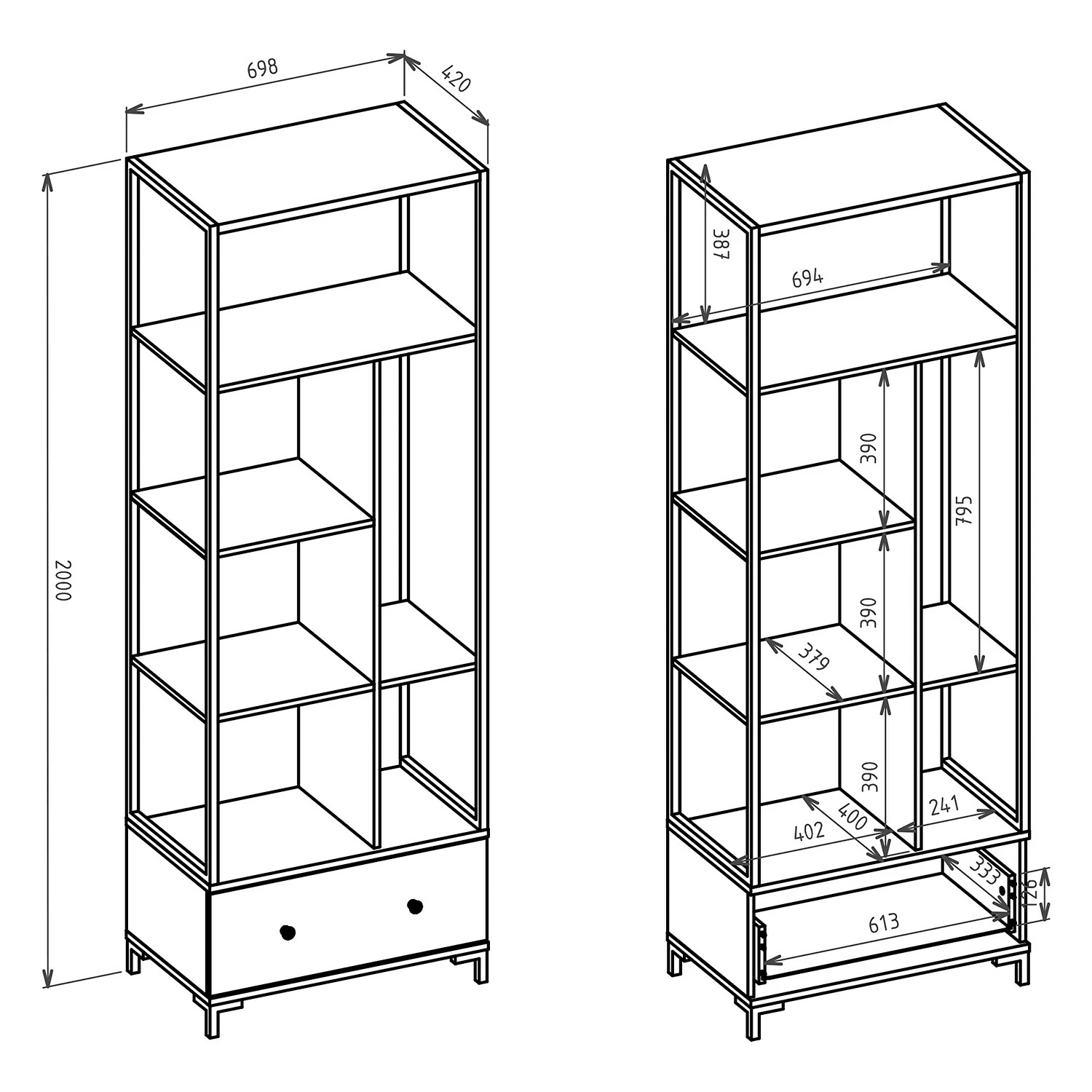 Loftscape Büroregal Shiny - Weiß 6 Loftscape Büroregal Shiny - Weiß – Bild 6
