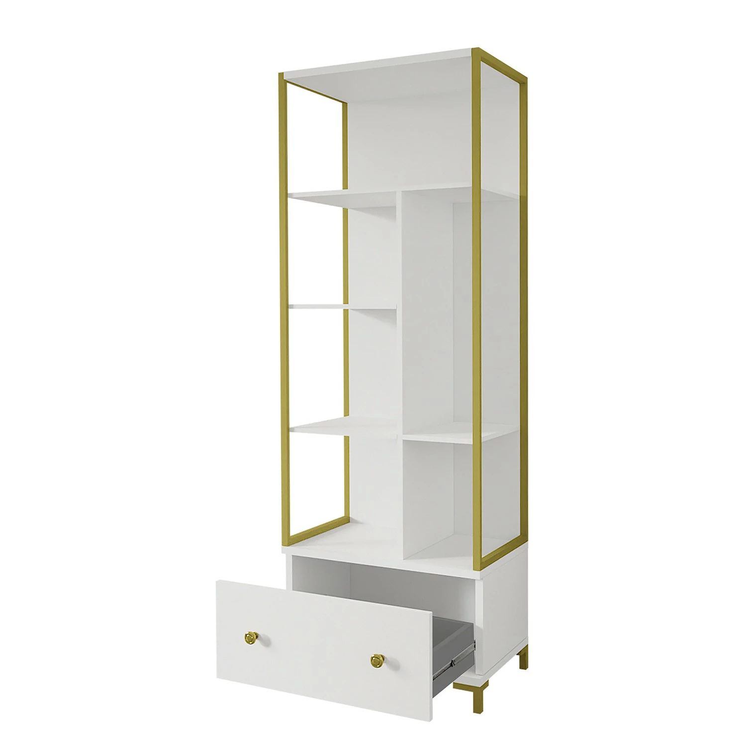 Loftscape Büroregal Shiny - Weiß 4 Loftscape Büroregal Shiny - Weiß – Bild 4